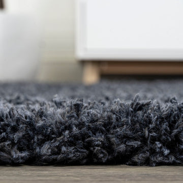 Groovy Solid Shag Area Rug